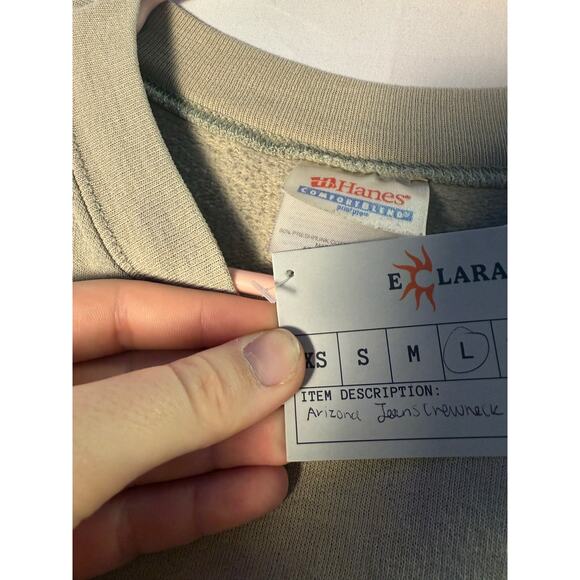 Vintage 90’s Arizona Print Crewneck Pullover Sweatshirt Size Large - Picture 4 of 4